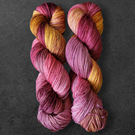Mokum Superwash Sock DK - Raspberry Gold
