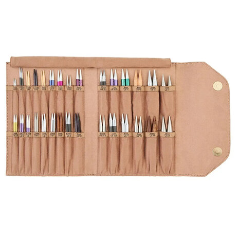 KnitPro Verwisselbare breinaalden etui / beige