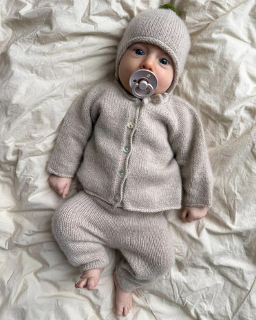 PetiteKnit - Cleo Baby Set voor broekje, vest en muts