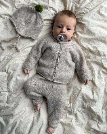 PetiteKnit - Cleo Baby Set voor broekje, vest en muts