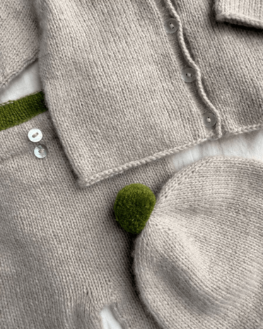 PetiteKnit - Cleo Baby Set voor broekje, vest en muts