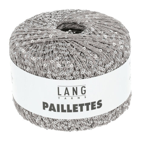 Lang Yarns Paillettes - 23 SilverGrey