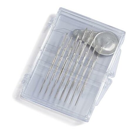 Prym Borduurnaalden met & zonder punt. incl draaddoorsteker 