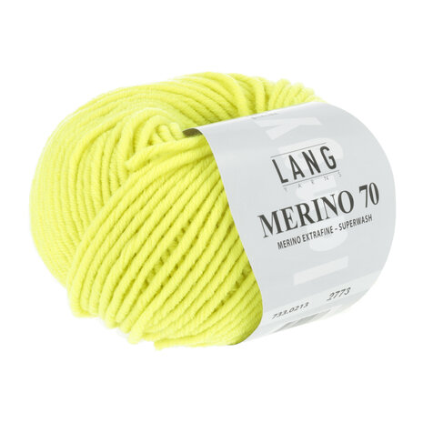 Lang Yarns Merino 70 - 213 Neon Geel