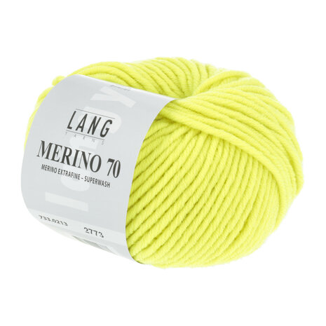 Lang Yarns Merino 70 - 213 Neon Geel