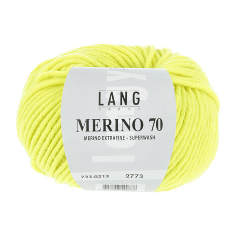 Lang Yarns Merino 70 - 213 Neon Geel