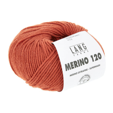 Lang Yarns Merino 120 - 211 Brick