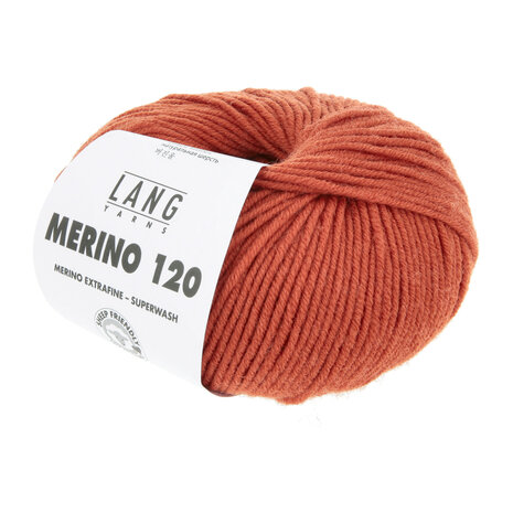Lang Yarns Merino 120 - 211 Brick