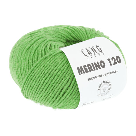 Lang Yarns Merino 120 - 416 Licht Groen