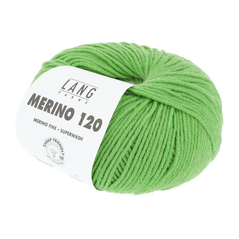 Lang Yarns Merino 120 - 416 Licht Groen