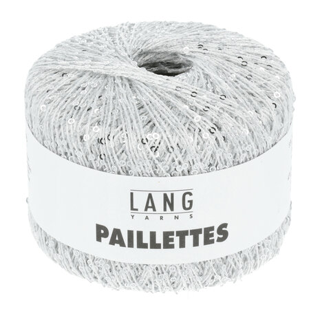 Lang Yarns Paillettes - 01 White/Silver
