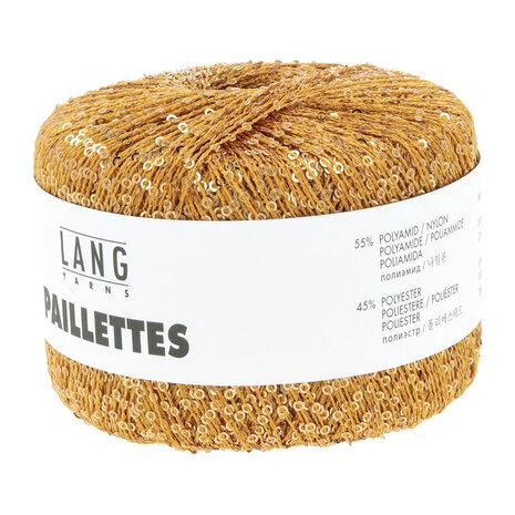 Lang Yarns Paillettes - 49 Yellow/Gold