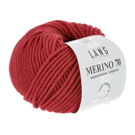 Lang Yarns Merino 70 - 060 Red