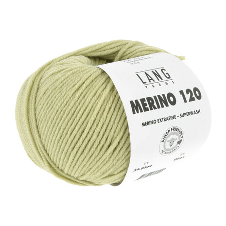 Lang Yarns Merino 120 - 344 Lime