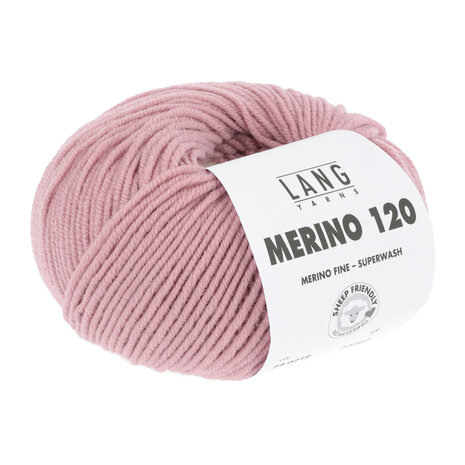 Lang Yarns Merino 120 - 219 Rose