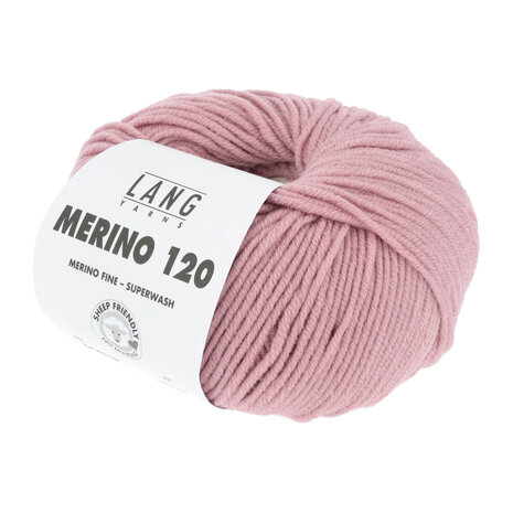 Lang Yarns Merino 120 - 219 Rose