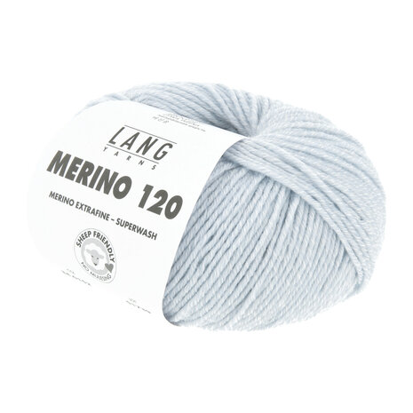 Lang Yarns Merino 120 - 152 Icy Blue