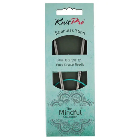 Knitpro Mindful 40cm - 5 mm Rondbreinaald