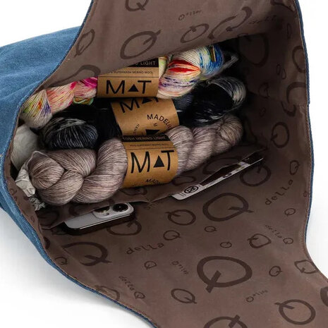 Della Q Nora Big Bucket - Indigo