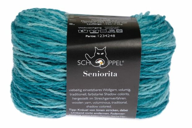 Schoppel Wolle Seniorita - (2601) Uber-Turquoise