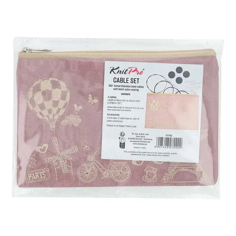KnitPro Royal Swivel kabel set 60-100cm
