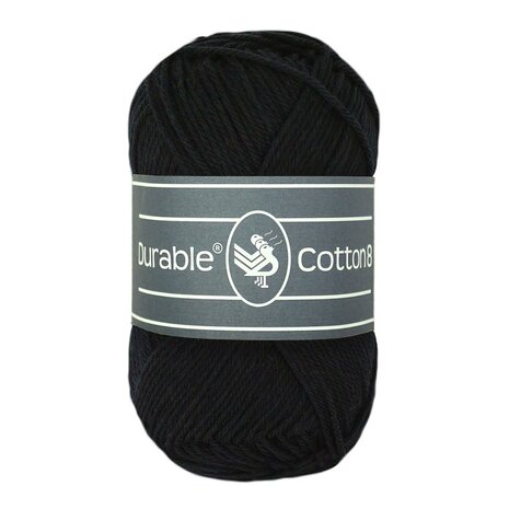 Durable Cotton 8 - 325 Black