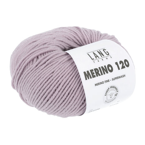 Lang Yarns Merino 120 - 109 Rose Lila