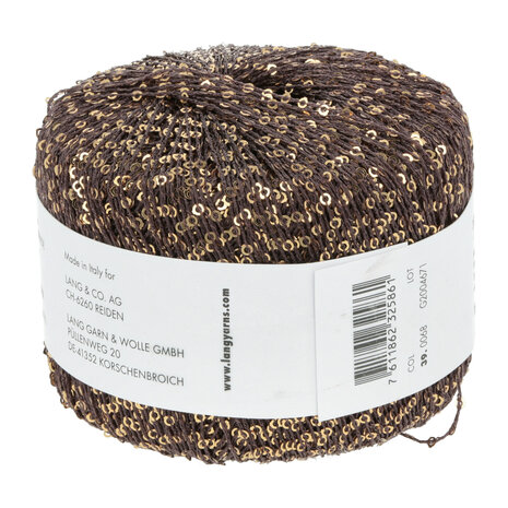 Lang Yarns Paillettes - 68 Brown Gold