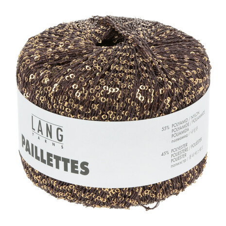 Lang Yarns Paillettes - 68 Brown Gold