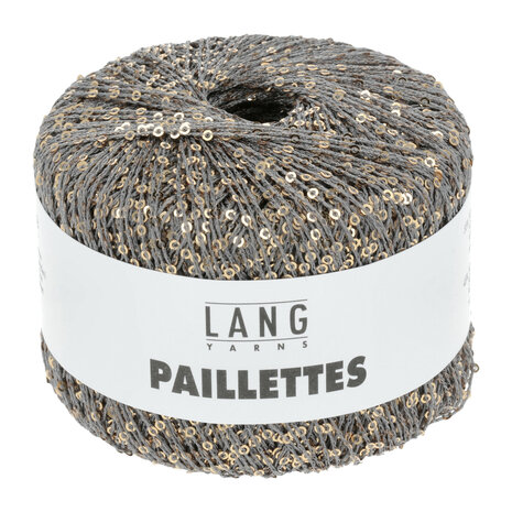 Lang Yarns Paillettes - 04 Black/Silver