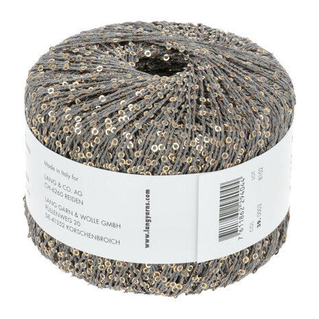 Lang Yarns Paillettes - 04 Black/Silver