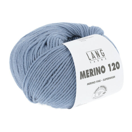 Lang Yarns Merino 120 - 134 Greyblue