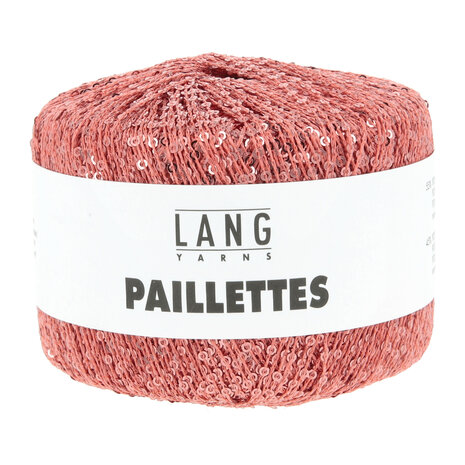 Lang Yarns Paillettes - 128 Coral