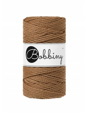 Bobbiny 3ply Macram&eacute; Twist - Caramel 3mm