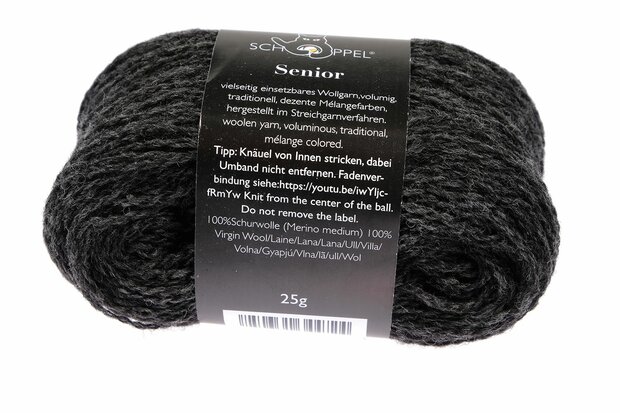 Schoppel Wolle Senior -  (9755) Grey M&eacute;lange Antracite 