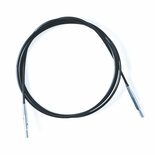 Knitpro Swivel zwart/zilver Kabel - 40 t/m 150 cm