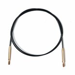 Knitpro Swivel zwart/goud Kabel - 40 t/m 150 cm