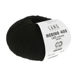 Lang Yarns Merino 400 Lace - 004 Zwart