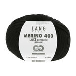 Lang Yarns Merino 400 Lace - 004 Zwart