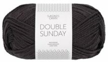 Sandnes Garn Double Sunday - 3800 Bristol Black