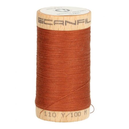 Scanfil 4828 Roestbruin - Organic Cotton naaigaren