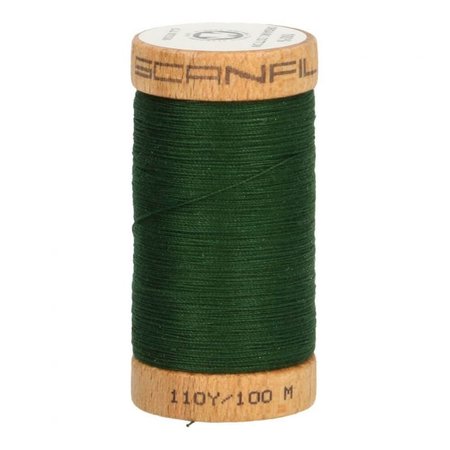 Scanfil 4822 donker groen - Organic Cotton naaigaren