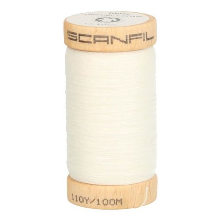 Scanfil – 4800 Wit - Organic Cotton naaigaren