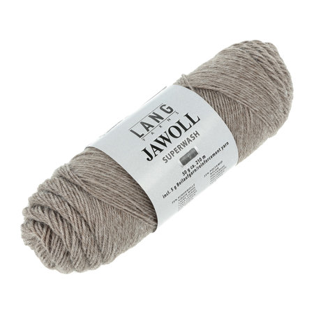 Lang Yarns Jawoll – 045 Light brown melange