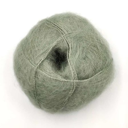 Mohair Brushed Lace - 3023 Thee groen