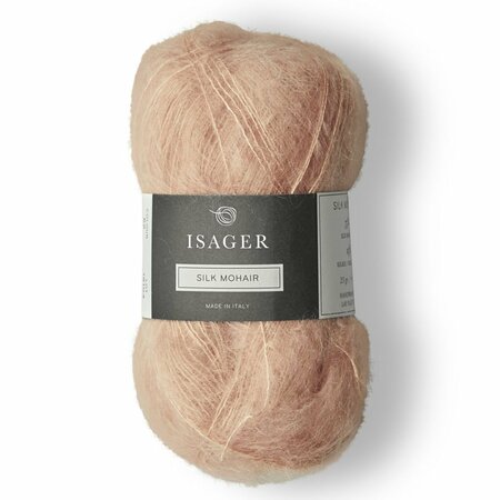 Isager Silk Mohair - 62 Zachtroze