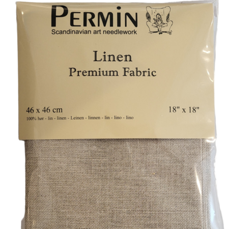 Permin Linen Premium fabric - 46 x 46 cm