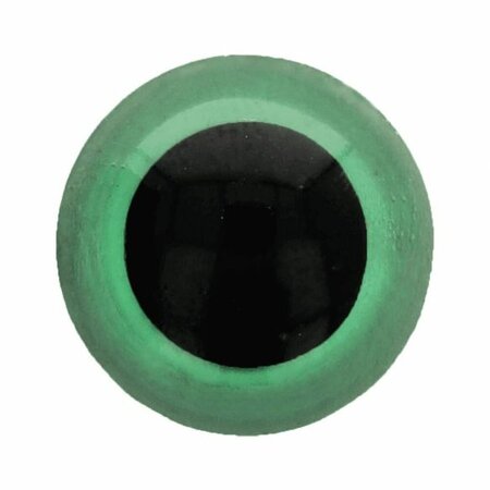 Veiligheidsogen 8mm groen/zwart