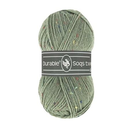 Durable Soqs Tweed - 402 Seagrass
