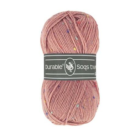 Durable Soqs Tweed - 225 Vintage Pink